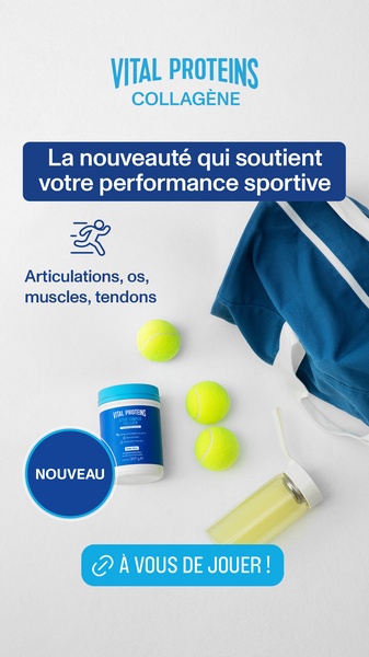 collagen powder, collagen supplement, sports nutrition, fitness supplement, protein supplement, new arrival, product demo, flat lay, minimalist, energetic, fresh, blue, neutral, yellow